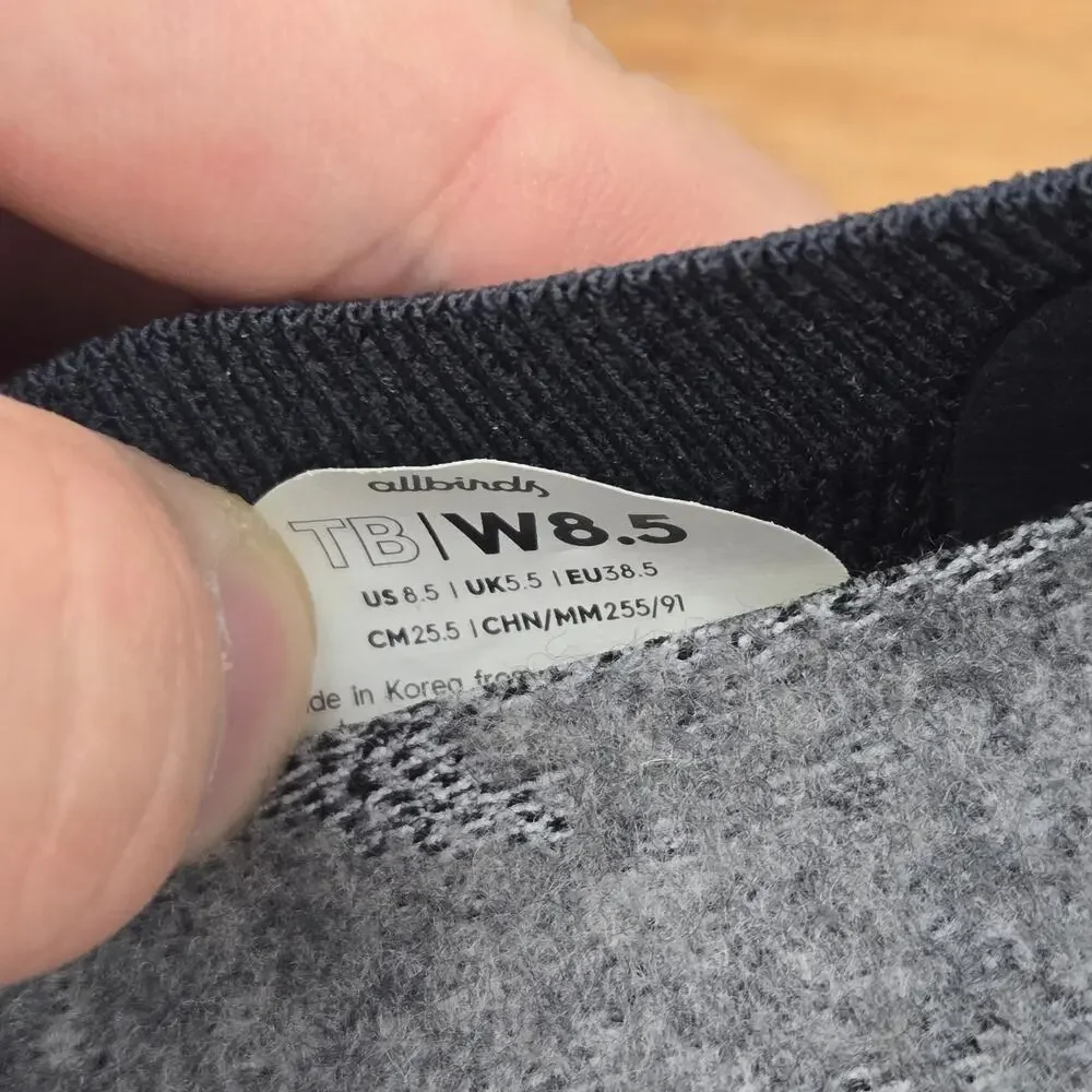 Allbirds Womens 8.5 Tree Breezer Navy Night Knit Slip Round Toe Ballet Flat